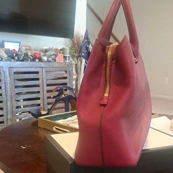Michael Kors Red Tote Bag